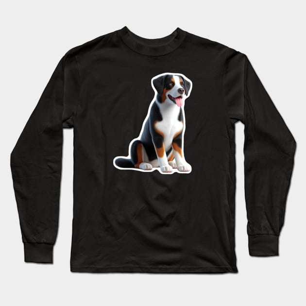 Appenzeller Sennenhund Long Sleeve T-Shirt by millersye